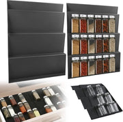 Kruidenrek Uittrekbare per Cucina - Organizzatore per Spezie - Massimizza la Tua Capacità di Stoccaggio