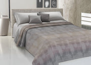 Copriletto Piquet Primavera Estate 100% Cotone Disegno Arcobaleno - Singolo - Beige