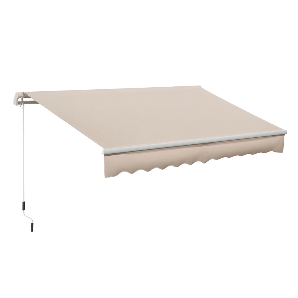 Tenda da Sole Bracci Avvolgibile Esterno ¨C zephmum ¨C Beige 295x200 cm
