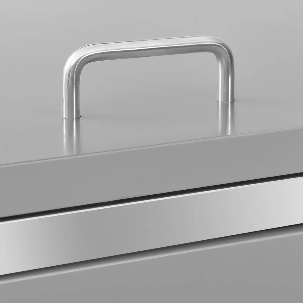 Copribidone per Spazzatura Singolo 69x77,5x112,5cm Acciaio Inox 149558