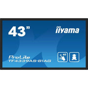 Iiyama tf4339as-b1ag visualizzatore di messaggi pannello piatto per segnaletica digitale 108 cm (42.5") led 500 cd/m² 4k ultra hd nero touch screen processore integrato android 24/7