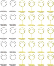 Set di numeri per tavolo (oro argento) - 30 pezzi