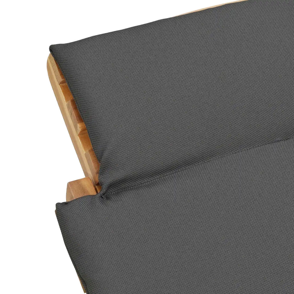 Lettino Prendisole | Sdraio da giardino | Lettino da sole da Giardino con cuscino Marrone 198 x 55 x 58,5 cm