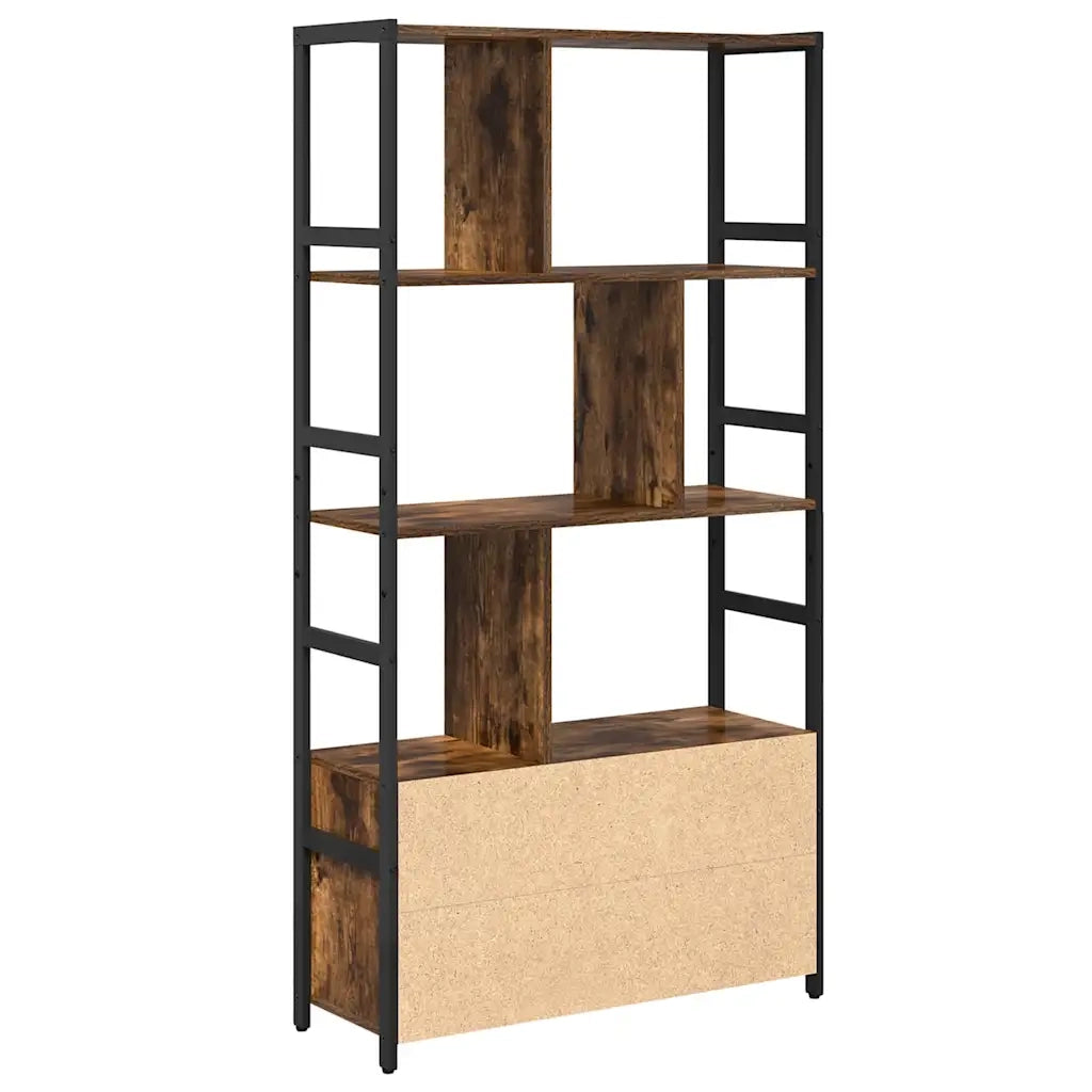 Libreria Rovere fumé 80 x 30 x 155,5 cm Legno multistrato 868439