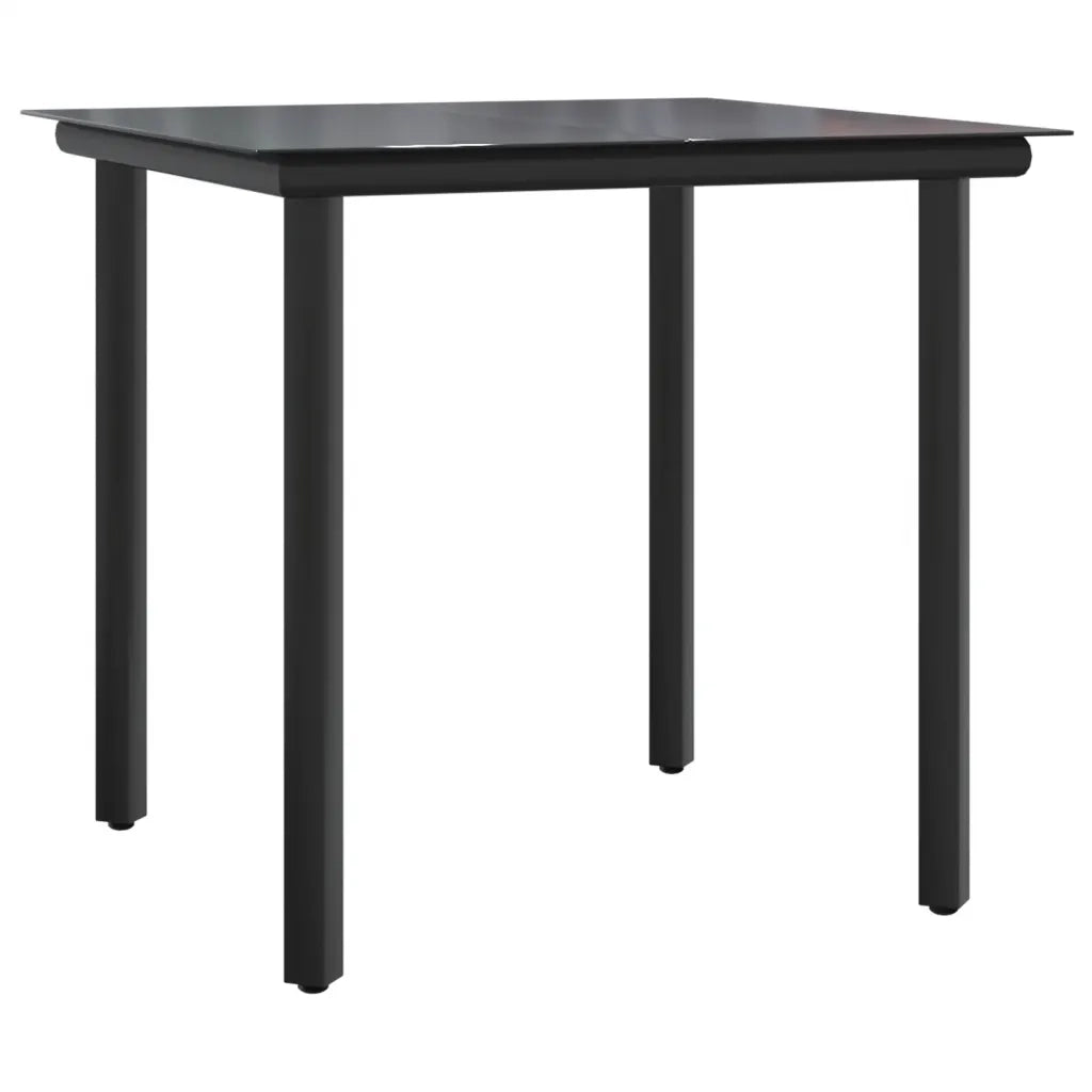 Set da Pranzo da Giardino 5 pz con Cuscini in Polyrattan Grigio 3212996