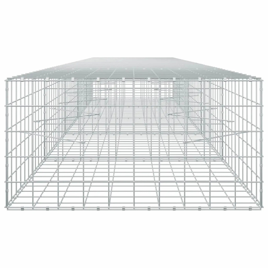 Gabione con filo da 5 mm e rete 10x10 cm 500x100x50 cm 3465292