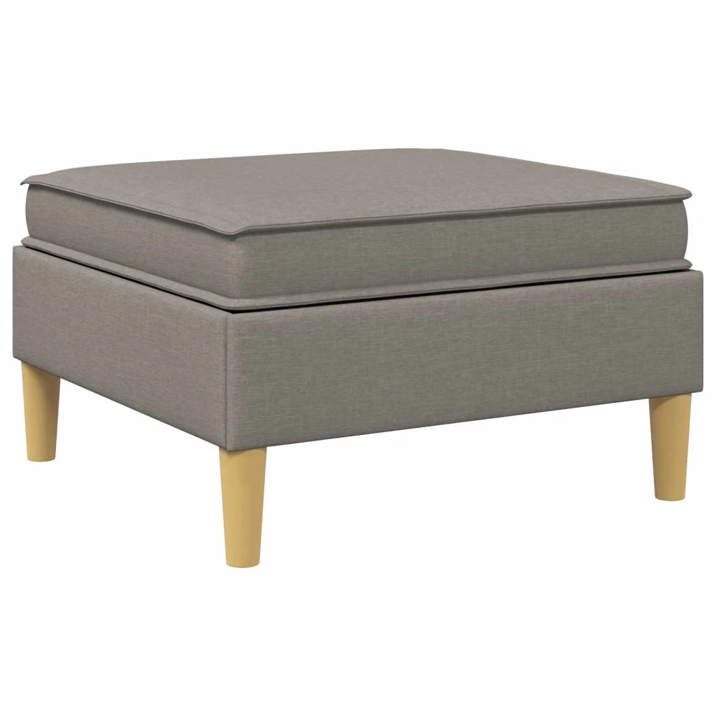 Pouf con Storage Tortora Tessuto 42027128
