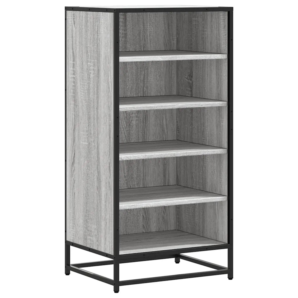 Scarpiera Grigio Sonoma 48x38x97,5 cm in Legno Multistrato