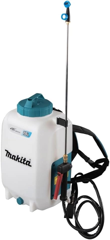 Makita DUS158Z - Spruzzatore da giardino a zaino da 18 V agli ioni di litio LXT – Batterie e caricabatterie non inclusi