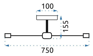 Lampada Ragno Black Gold APP503-10C