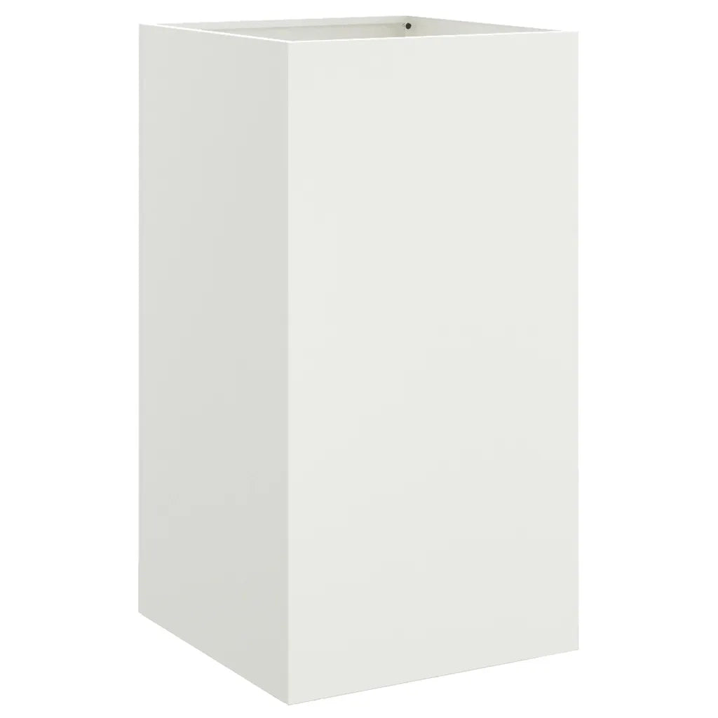Fioriera Bianca 42x38x75 cm in Acciaio 841578