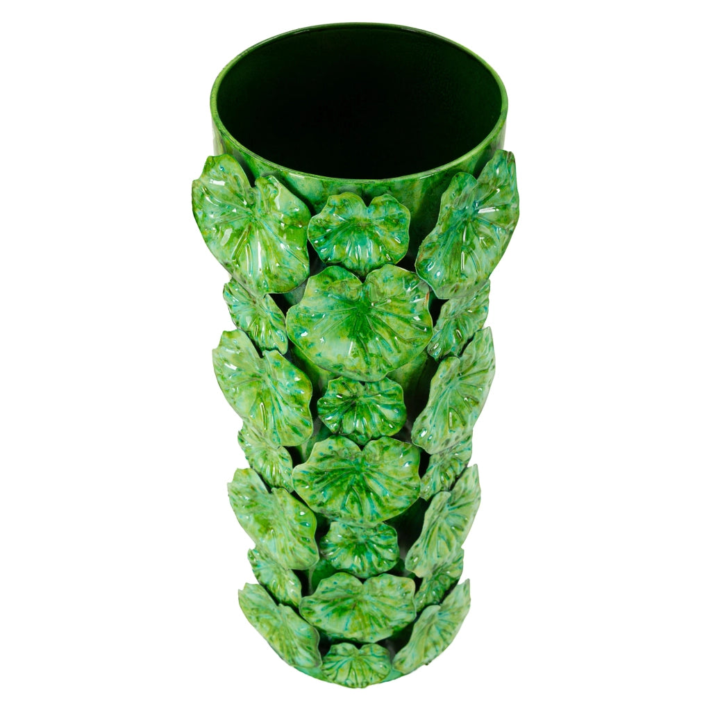Barri, Vaso Disegni con Foglie, Verde
