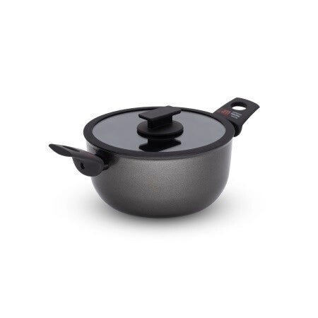 Casseruola Antiaderente ad Induzione Fortezza Protection con Coperchio 22 cm