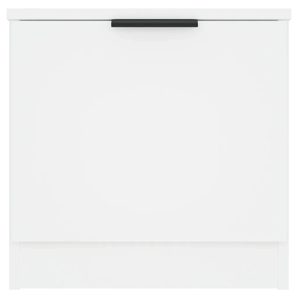 Comodini 2 pz Bianco Lucido 40x39x40 cm cod mxl 30553