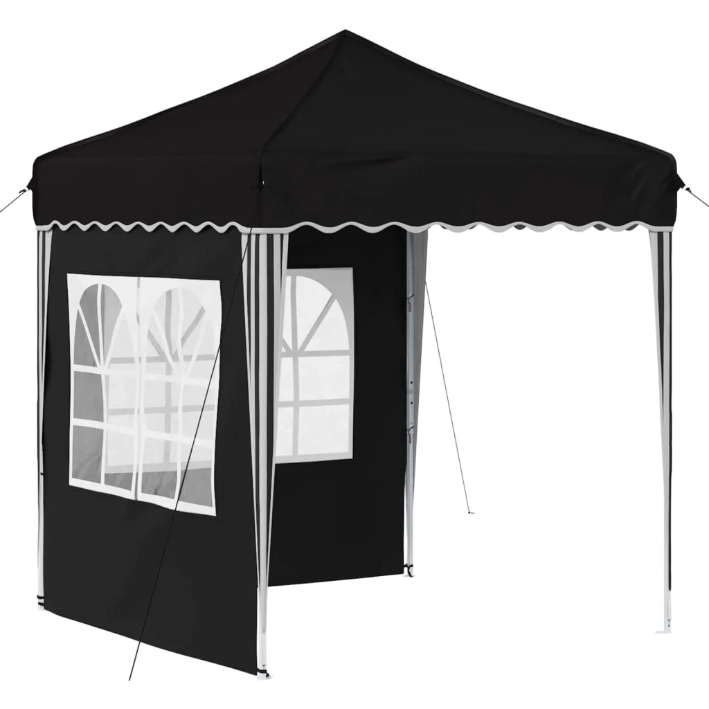 Tenda per feste a pop-up-Gazebo Nero 195 x 195 x 245 cm