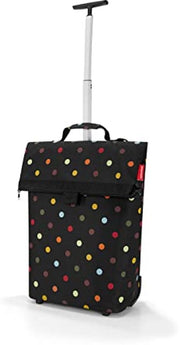 Carrello di Shopping Pratico M in Dots – Grande Carrello di Boutique con Chiusura a Viti in Materiale Impermeabile
