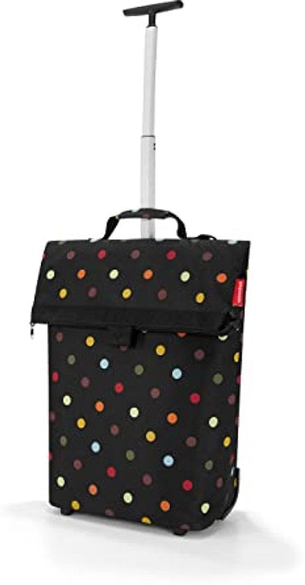 Carrello di Shopping Pratico M in Dots – Grande Carrello di Boutique con Chiusura a Viti in Materiale Impermeabile