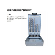 Metabo set 7 punte per muro a 2 taglienti attacco sds-plus