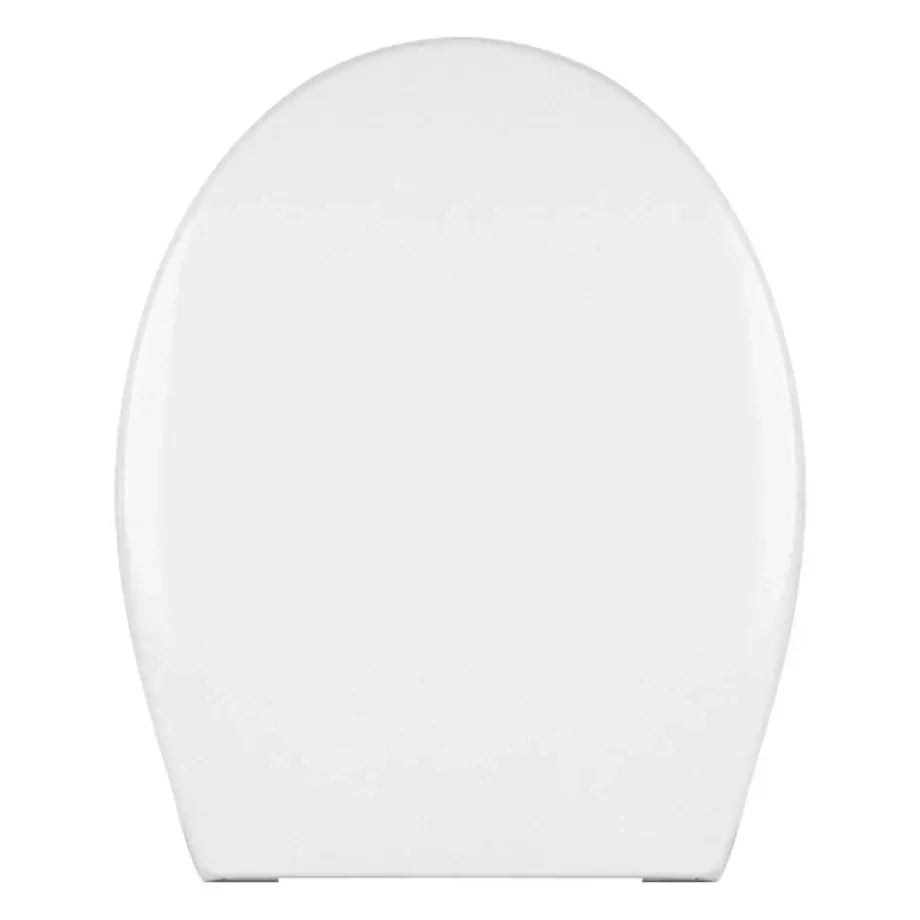 Sedile WC universale Q+ in termoplastico con chiusura rallentata e Quick Release