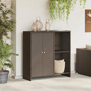Armadio con lo scaffale Marrone 100 x 36 x 102 cm Rattan 4103822