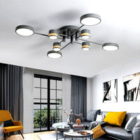 Lampada Da Soffitto Grey Grigia APP528-8C