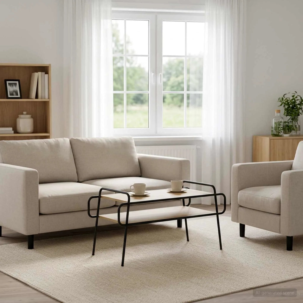 Tavolino da salotto Rovere Sonoma 100 x 50 x 51 cm 8007775