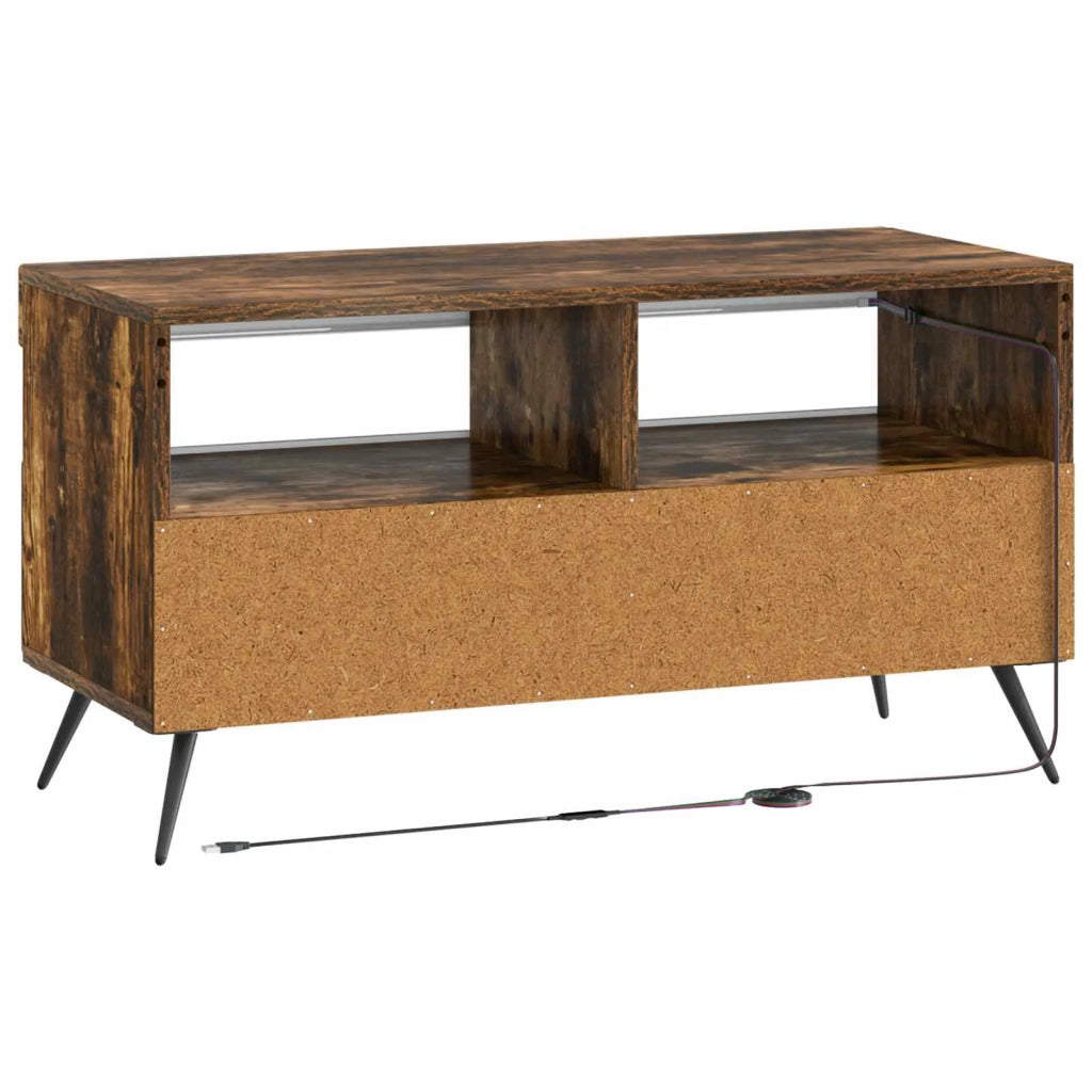 Mobile TV LED Rovere Fumo Legno ingegnerizzato 897660