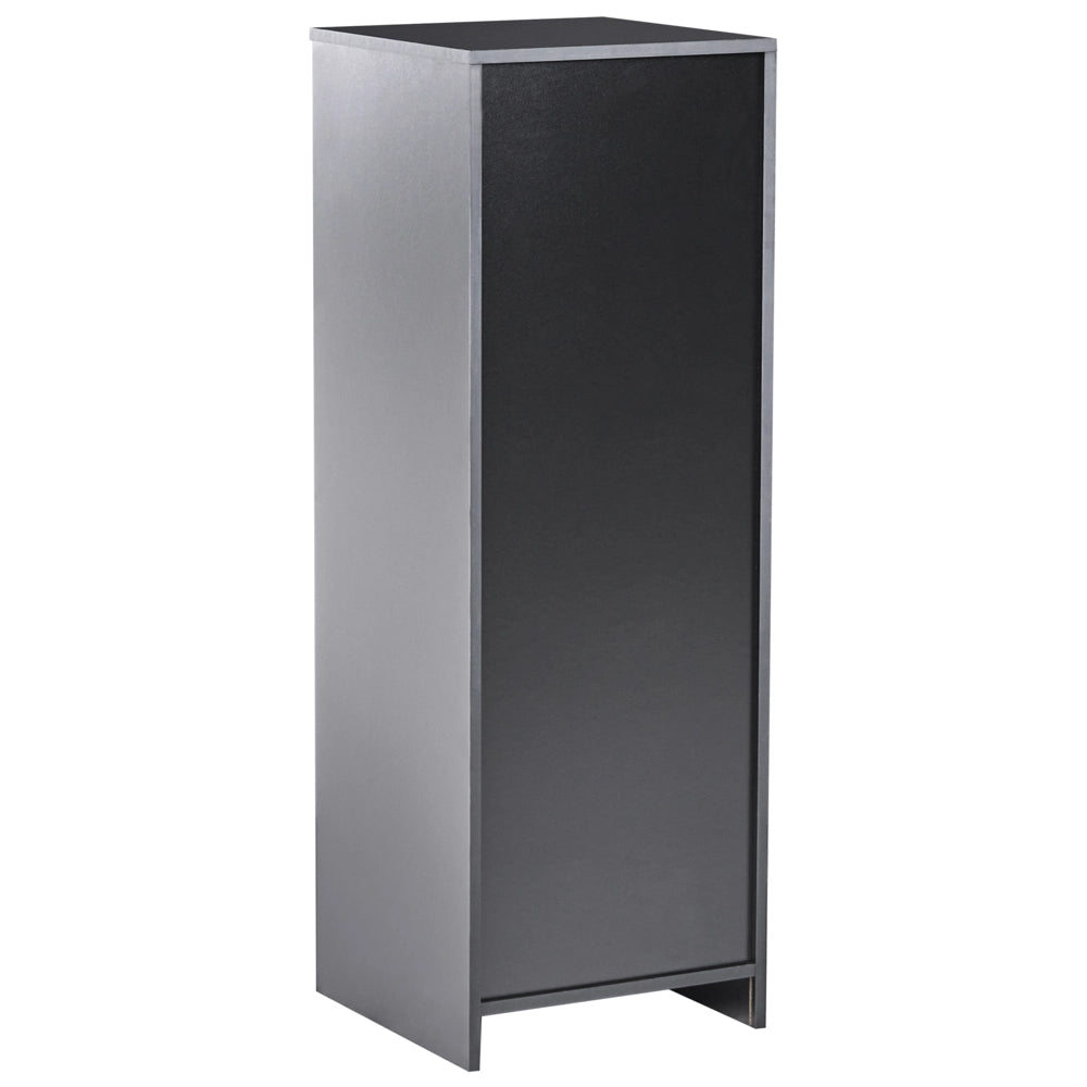 Libreria a 3 ripiani in truciolare 40 x 40 cm nero stile minimalista