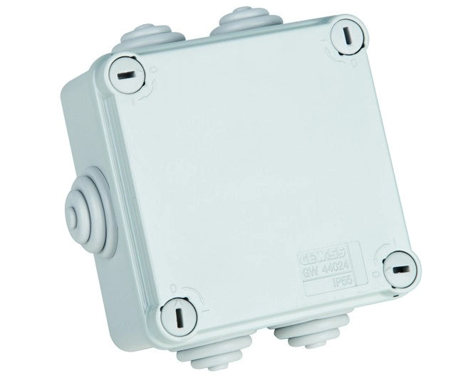 CASSETTA DA ESTERNO PREFORATA 80X80X40 MM