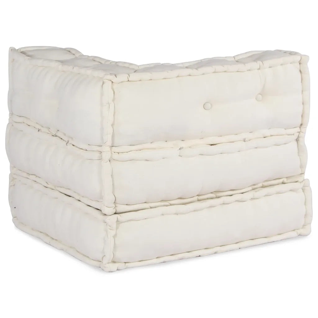 Divano Componibile Crema 70x70x54 in Tessuto 4019021