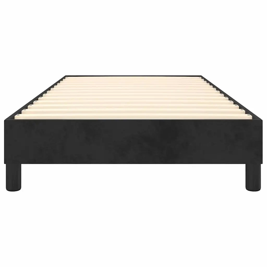Struttura Letto a Rete a Molle Nero 80x200 cm in Velluto 3120738