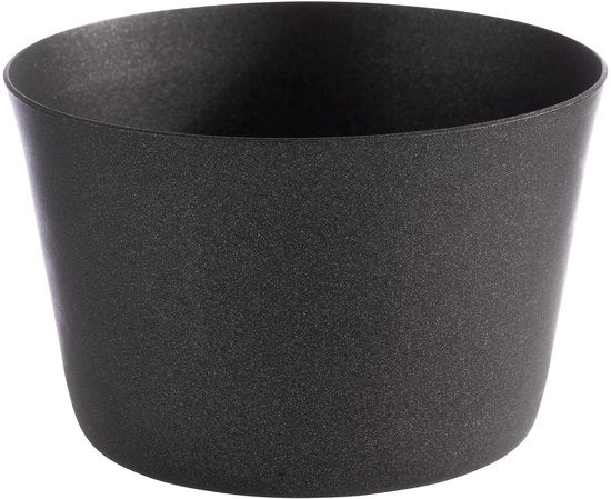 Kominox Levante Ø 8,5 cm, H: 5,5 cm acciaio inossidabile, colore: grigio nero 0,2 litri