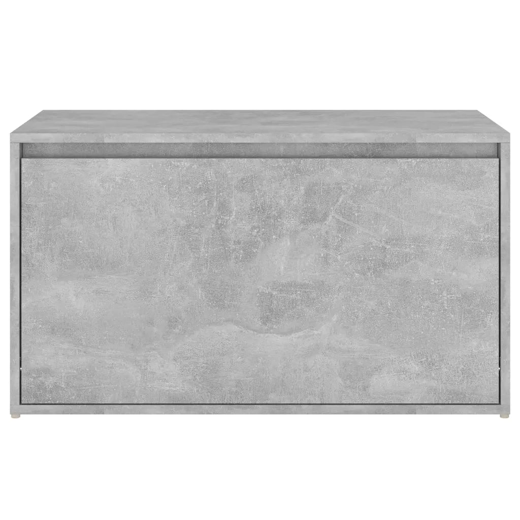 Panca da Ingresso 80x40x45 cm Grigio Cemento in Truciolato 808670