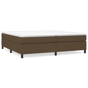Letto matrimoniale | Letto per adulti | Struttura Letto a Rete a Molle Marrone Scuro 200x200 cm in Tessuto