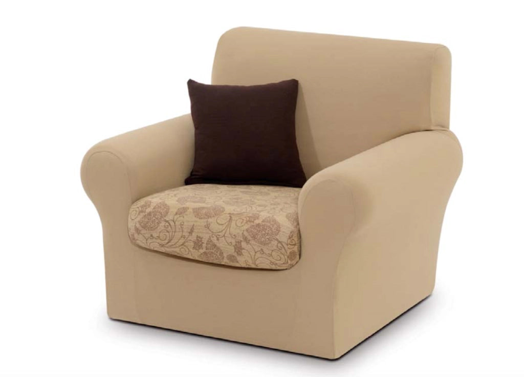 Copridivano Sofa Cover In Tinta Unita - Poltrona - Oro 110