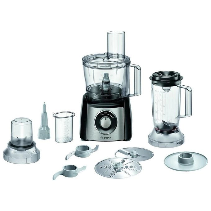 Bosch MCM3PM386 robot da cucina 900 W 2,3 L Nero, Trasparente