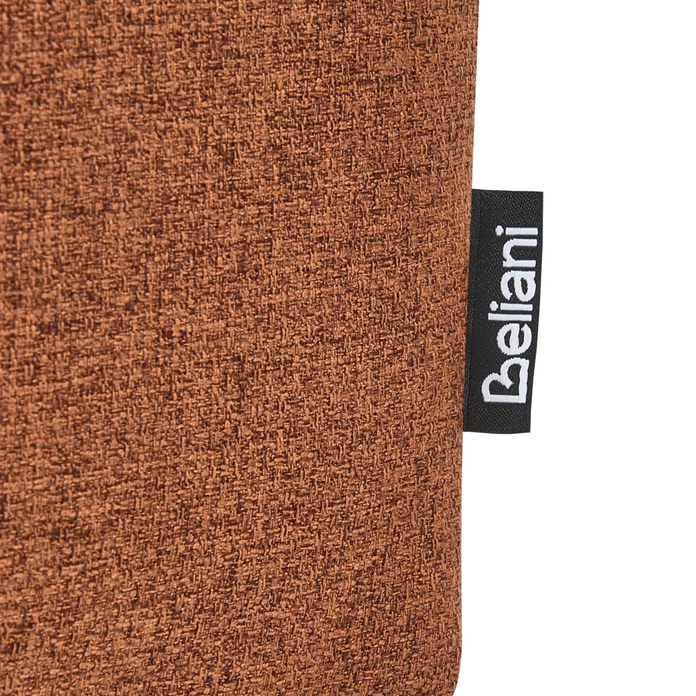 Panca da ingresso con contenitore gambe in legno di pioppo in tessuto facile da pulire marrone dorato piano ribaltabile stile moderno