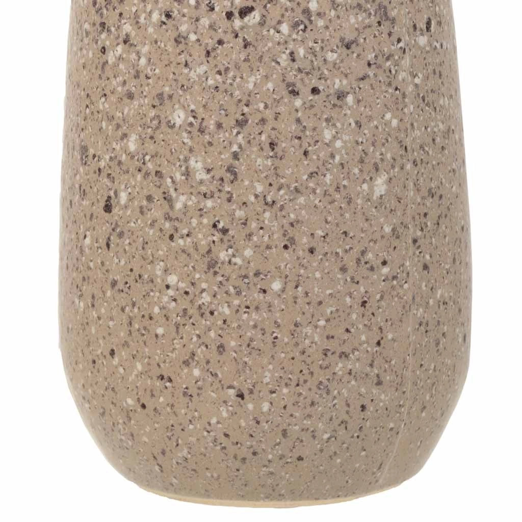 Vaso in ceramica argento 12,5x12,5x28h