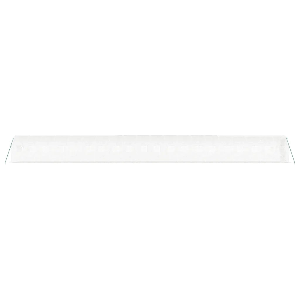 Serra con Telaio in Acciaio Bianco 40 m² 20x2x2 m 3188036