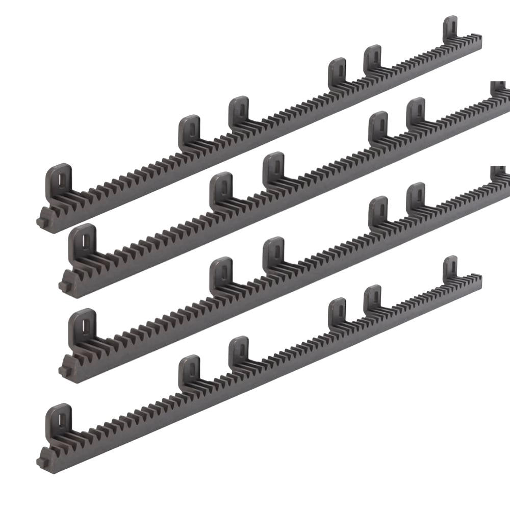 Kit cremagliere nylon m4 crm2 con inserto metallico per cancelli scorrevoli
