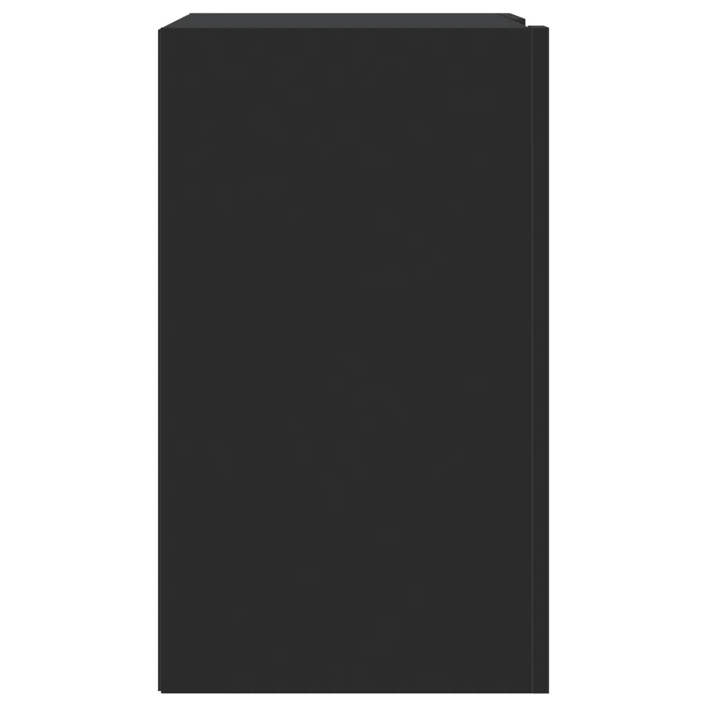 Armadietto a Muro Nero 75x35x60 cm in Truciolato 848424