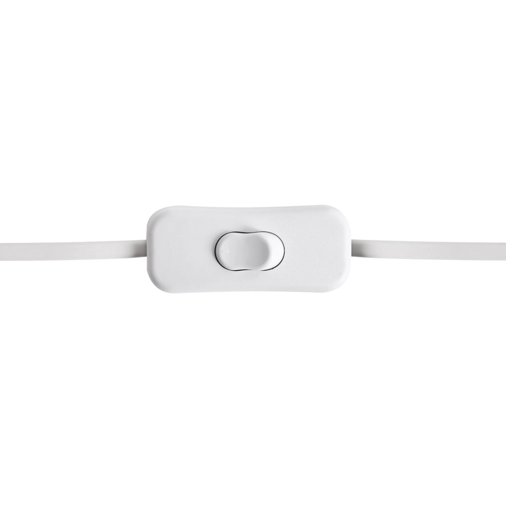 Lampada da tavolo Base in resina beige Paralumi in vetro rotondi Doppio paralume Base a U