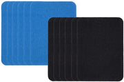 Pannelli di riparazione opacchiabili 12 pezzi - Pannelli di riparazione in cotone - Pannelli di riparazione per jeans - Pannelli di riparazione da cucire - Duraturo e lavabile - Per la riparazione di abiti