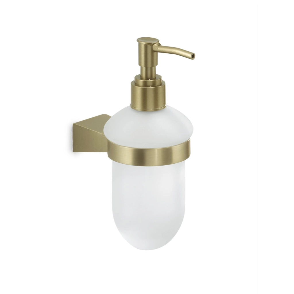 Dosasapone con erogatore in plastica da muro in acciaio inox e Cromall TN80 Gedy serie TONALE Oro Matt