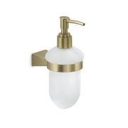 Dosasapone con erogatore in plastica da muro in acciaio inox e Cromall TN80 Gedy serie TONALE Oro Matt