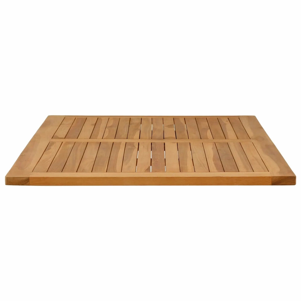 Piano del tavolo Rettangolare Legno di teak solido Naturale 42033169