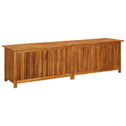 Cassapanca da giardino/box 200 x 50 x 58 cm legno massello di acacia 02_0013018