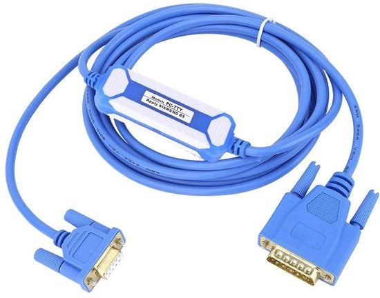 Cavo di programmazione 7-pini - Scatola in PVC isolante - Blu - Contattino dorato - Adatto per S5 - Ambientalmente compatibile - Codice prodotto: ... - Numero modello: ...