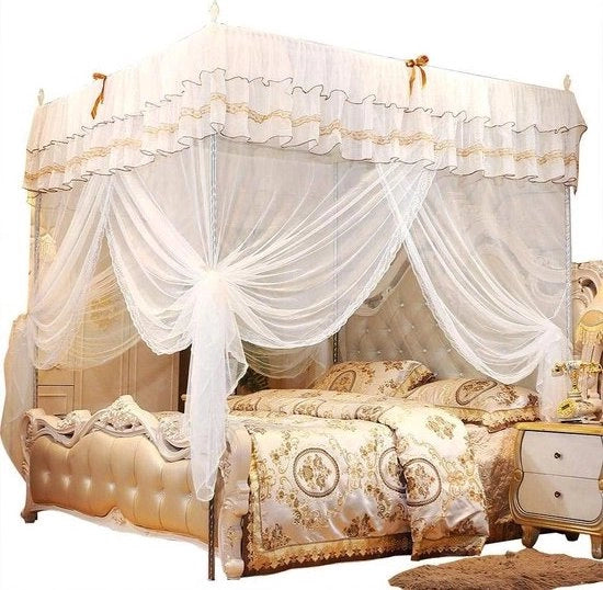 Gordiglio a Tela a Quattro Angoli per Canapa - Rete a Maglia Lucente per Insetti - Decorazione per la Camera da Letto (Senza Serranda) - 120 * 200 * 200 canapa per letto a baldacchino contro insetti