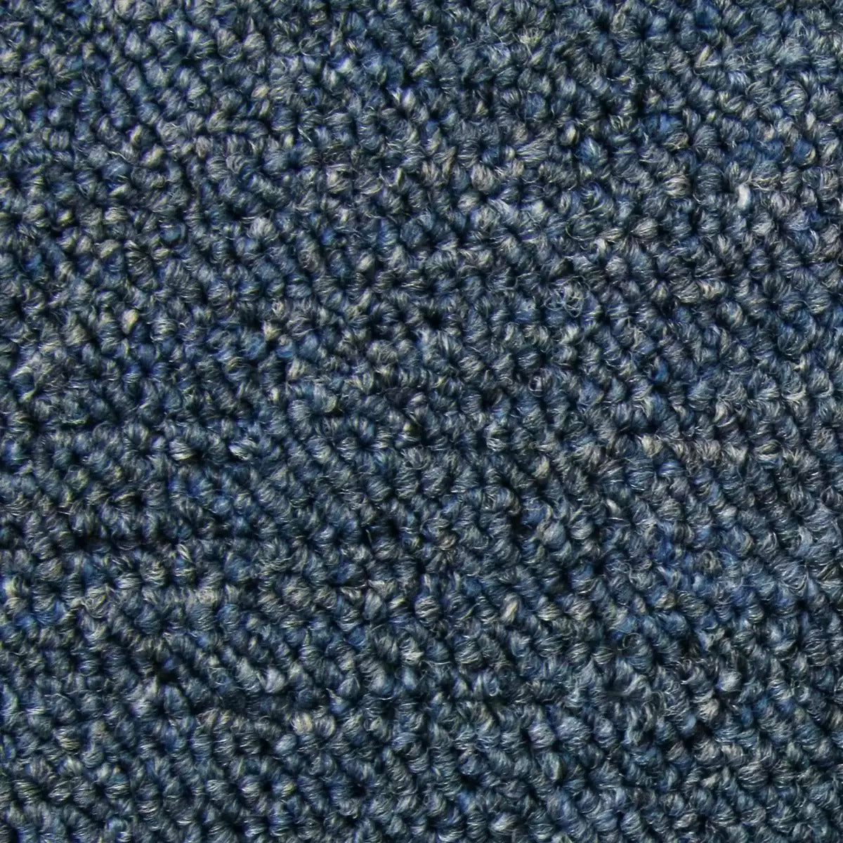 Set 20 Quadrotte di Moquette 50x50 cm 5mq in Blu Tempesta
